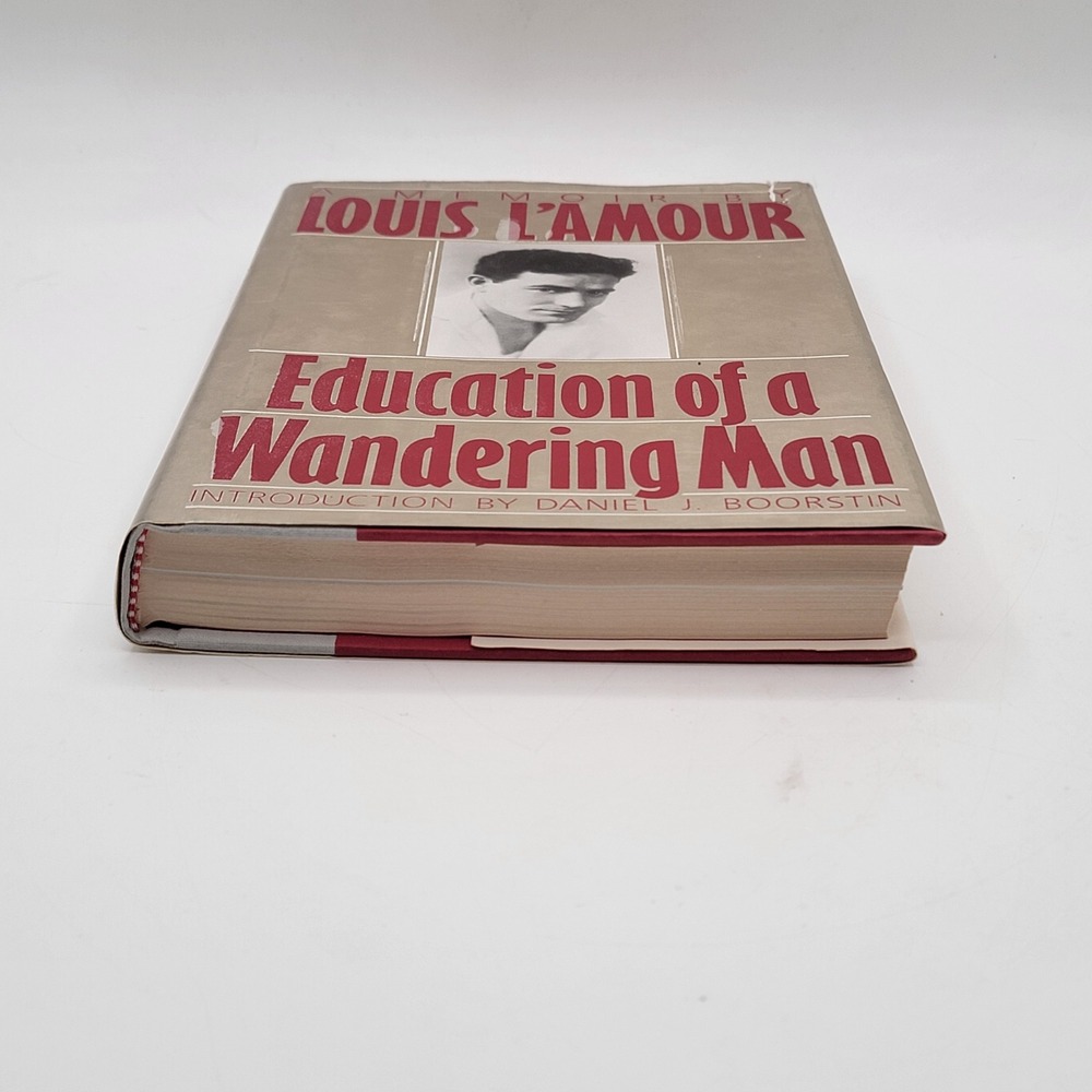 Louis L'Amour Education of a Wandering Man Hardcover 1989 First Edition Good - Picture 6 of 11